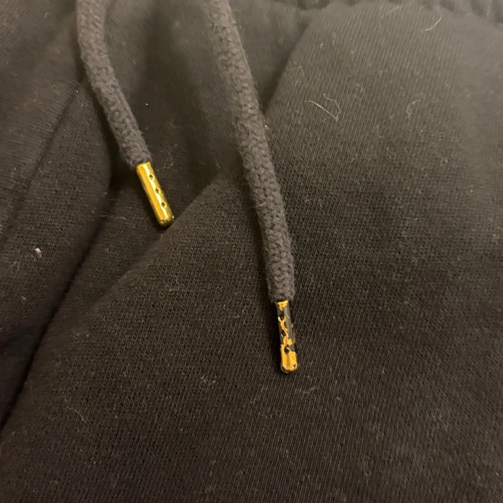 Old Navy Wide Leg Classic Black Sweatpants - Picture 2 of 2